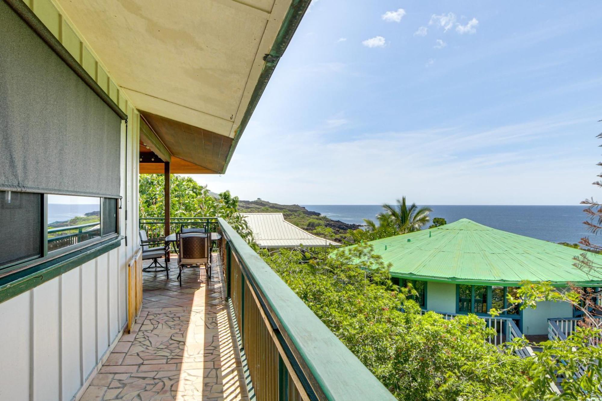 Ocean-View Bungalow Walk To Pebbles Beach! Hookena Zewnętrze zdjęcie